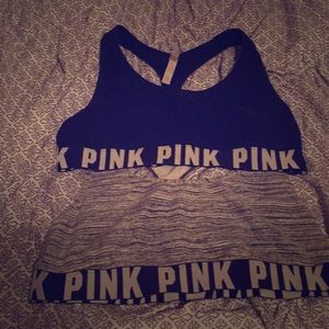 2 pink vs sports bras